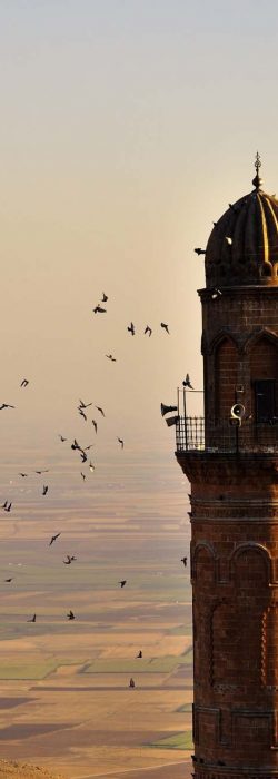 Minaret of a Mosque in Mardin, Turkey,_757160236